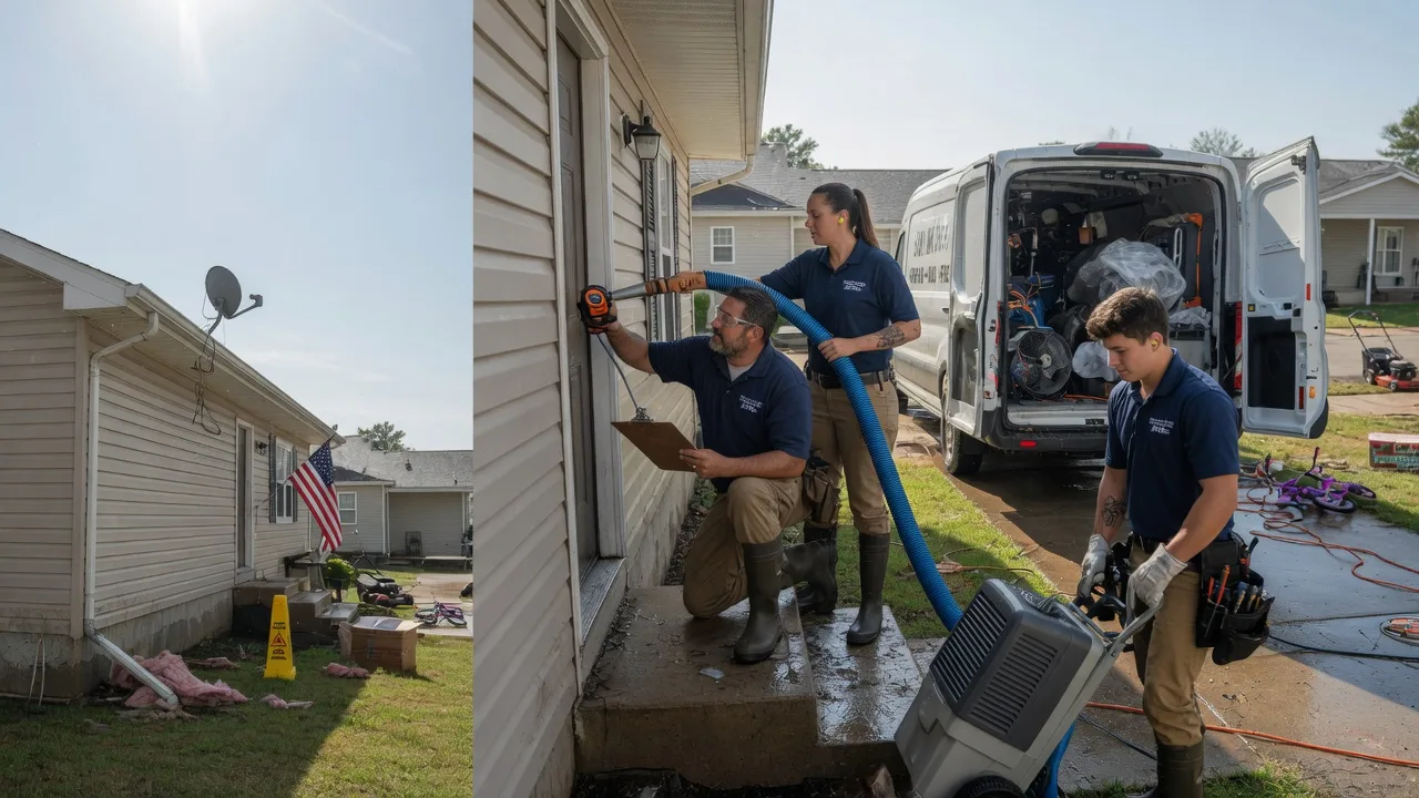 Ceiling Water Damage Restoration in Winn, ME near me
